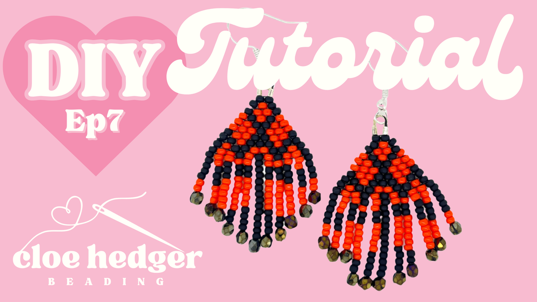 How to Make Thunderbird Earrings. Beading Tutorial Episode 7