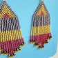Disco Line Fringe Earrings