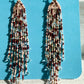 Musk Beaded Fringe Earrings