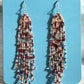 Musk Beaded Fringe Earrings