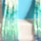 Gradient Sea Beaded Fringe Earrings